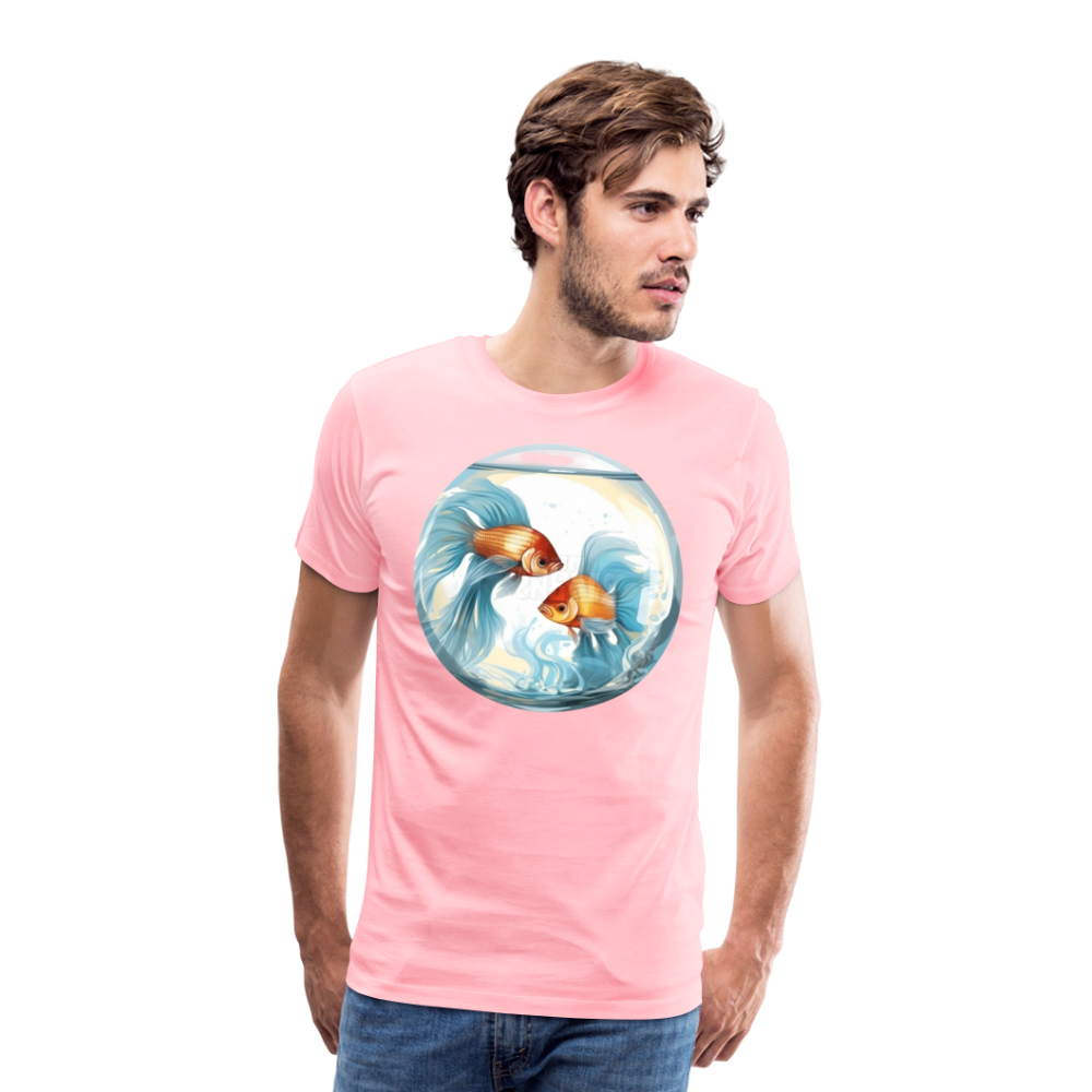 Men's Mythical Pisces Premium T-Shirt - pink