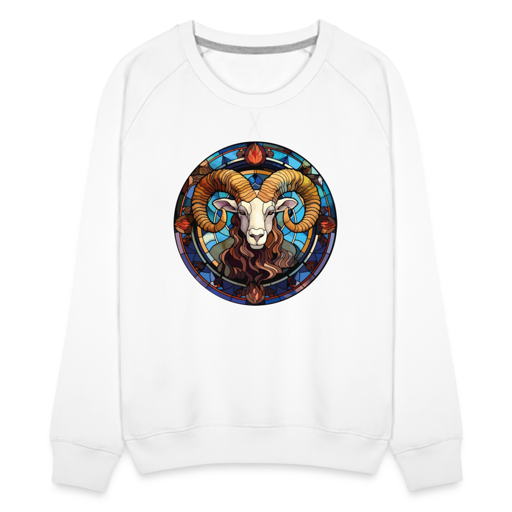 Women’s Mosaic Aries Premium Sweatshirt - white