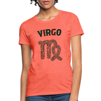 Thumbnail for Women's Power Words Virgo T-Shirt - heather coral