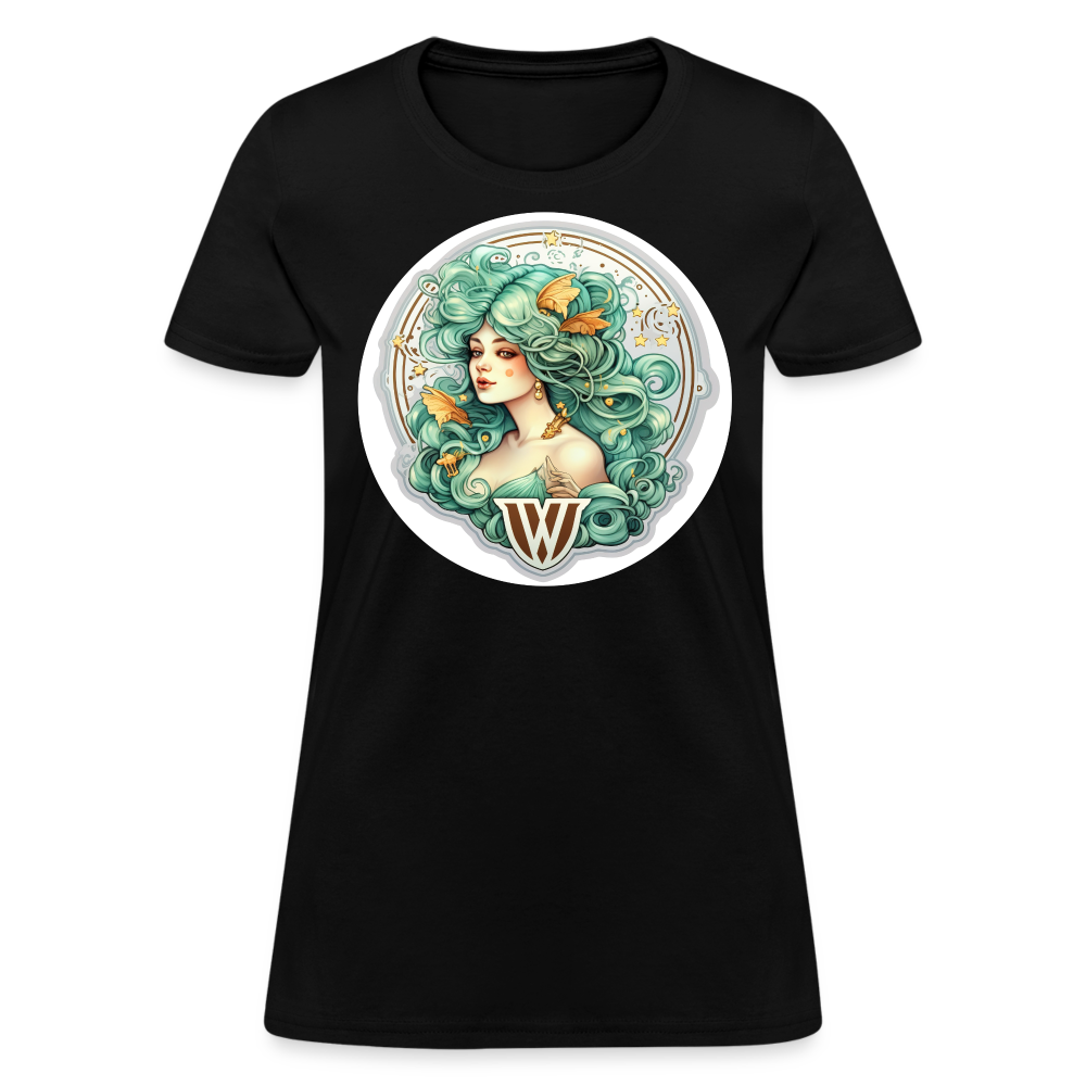 Women's Symbol Virgo T-Shirt - black