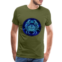 Thumbnail for Men's Stellar Cancer Premium T-Shirt - olive green