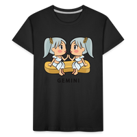 Thumbnail for Kid’s Sweet Astro Gemini Premium Organic T-Shirt - black