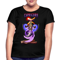 Thumbnail for Women's Capricorn Relaxed Fit T-Shirt - black