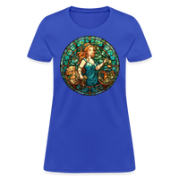 Thumbnail for Women's Mosaic Virgo T-Shirt - royal blue