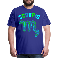 Thumbnail for Men's Power Words Scorpio Premium T-Shirt - royal blue