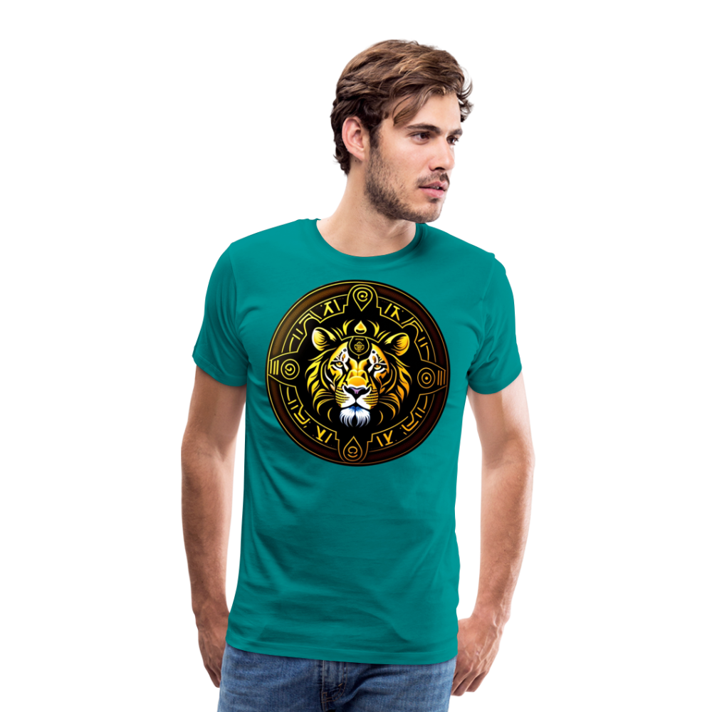 Men's Mythical Leo Premium T-Shirt - teal