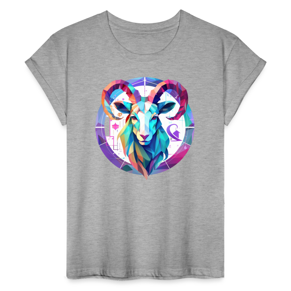 Women's Mythical Aries Relaxed Fit T-Shirt - heather gray