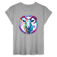 Thumbnail for Women's Mythical Aries Relaxed Fit T-Shirt - heather gray