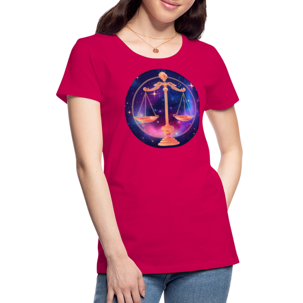 Women’s Magic Libra Premium T-Shirt - dark pink