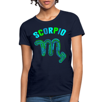 Thumbnail for Women's Power Words Scorpio T-Shirt - navy