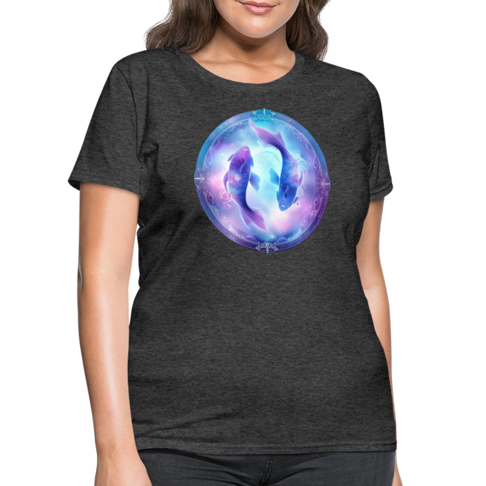 Women's Classic Pisces T-Shirt - heather black