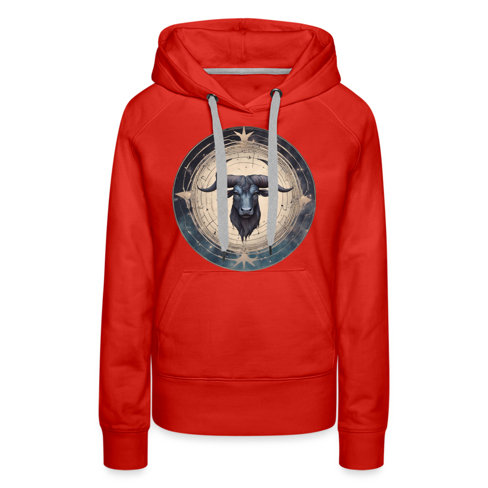 Women’s Mythical Taurus Premium Hoodie - red