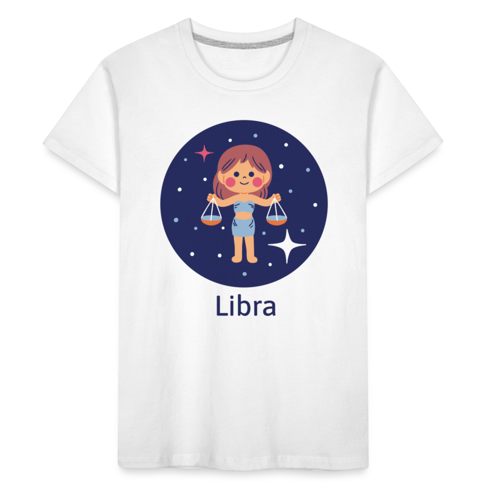 Kid’s Bluey Libra Premium Organic T-Shirt - white