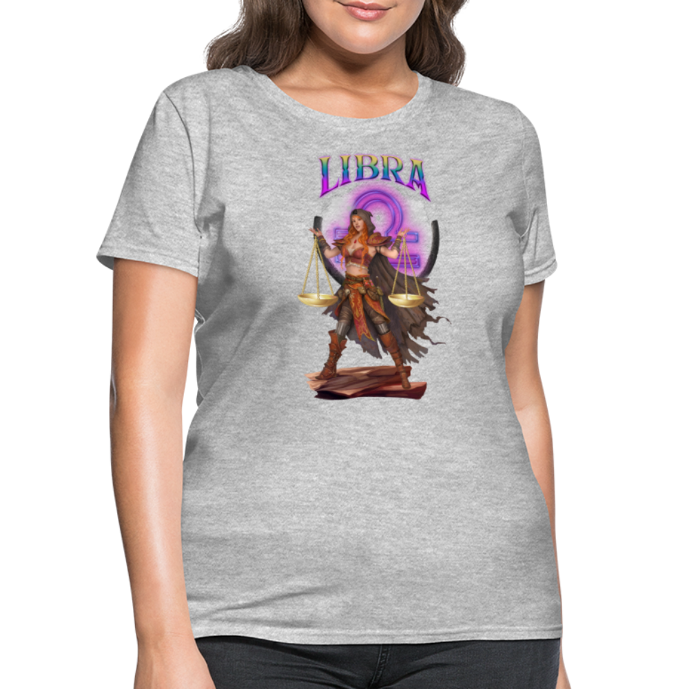 Astral Libra Women's T-Shirt - heather gray