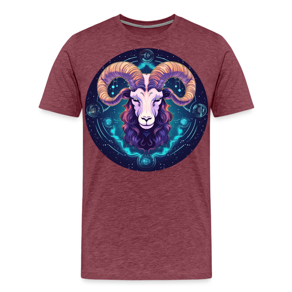 Men's Magic Capricorn Premium T-Shirt - heather burgundy