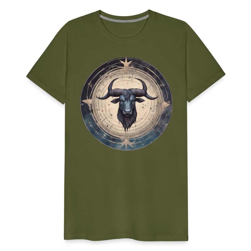 Men's Mythical Taurus Premium T-Shirt - olive green