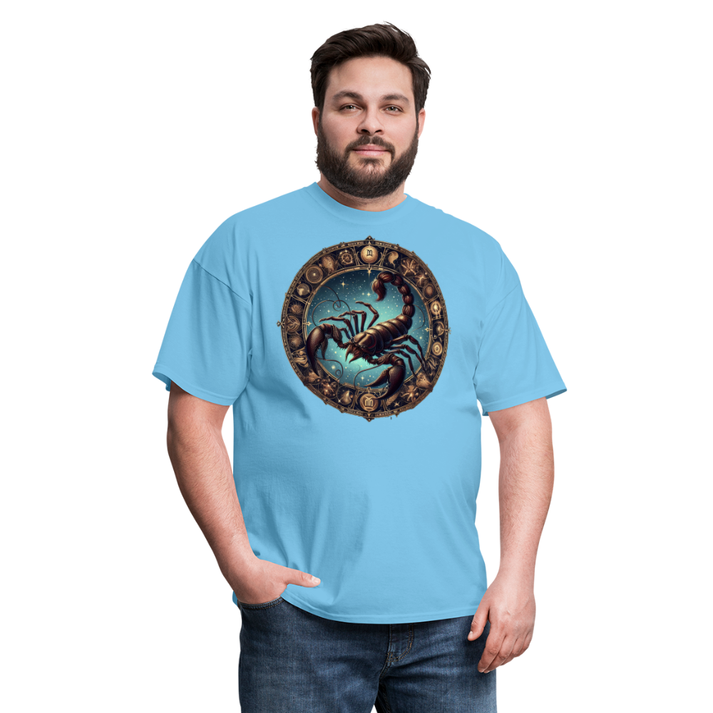 Men's Mythical Scorpio Classic T-Shirt - aquatic blue