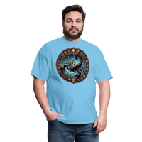 Thumbnail for Men's Mythical Scorpio Classic T-Shirt - aquatic blue