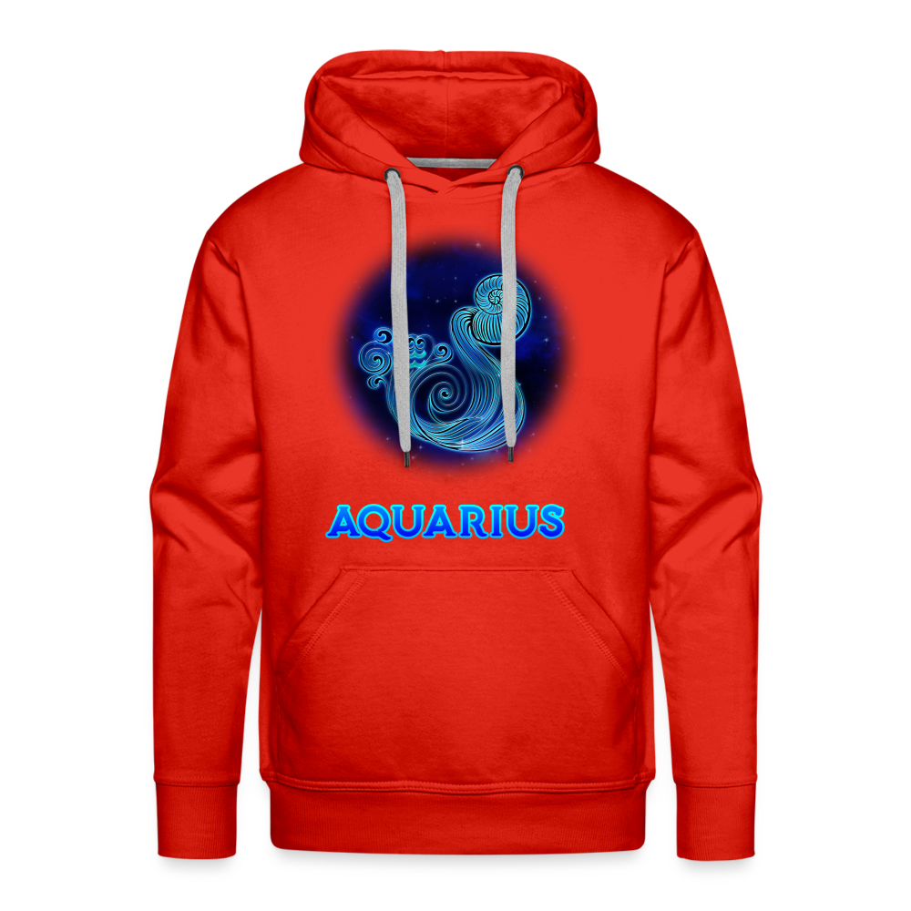 Men’s Aquarius Premium Hoodie - red