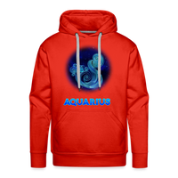 Thumbnail for Men’s Aquarius Premium Hoodie - red