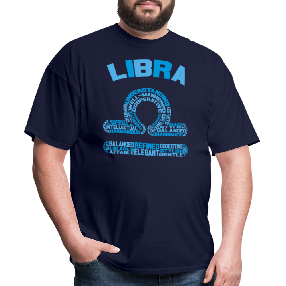 Men's Power Words Libra Classic T-Shirt - navy