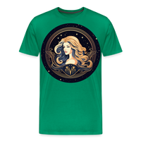 Thumbnail for Men's Mystic Virgo Premium T-Shirt - kelly green