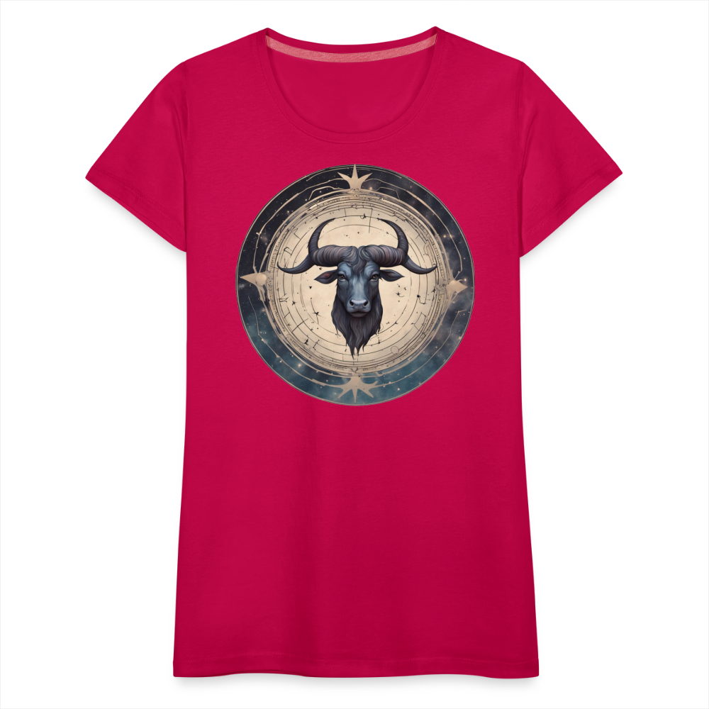 Women’s Mythical Taurus Premium T-Shirt - dark pink