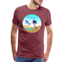 Thumbnail for Men's Dragonfly Oasis v.2 Premium T-Shirt - heather burgundy