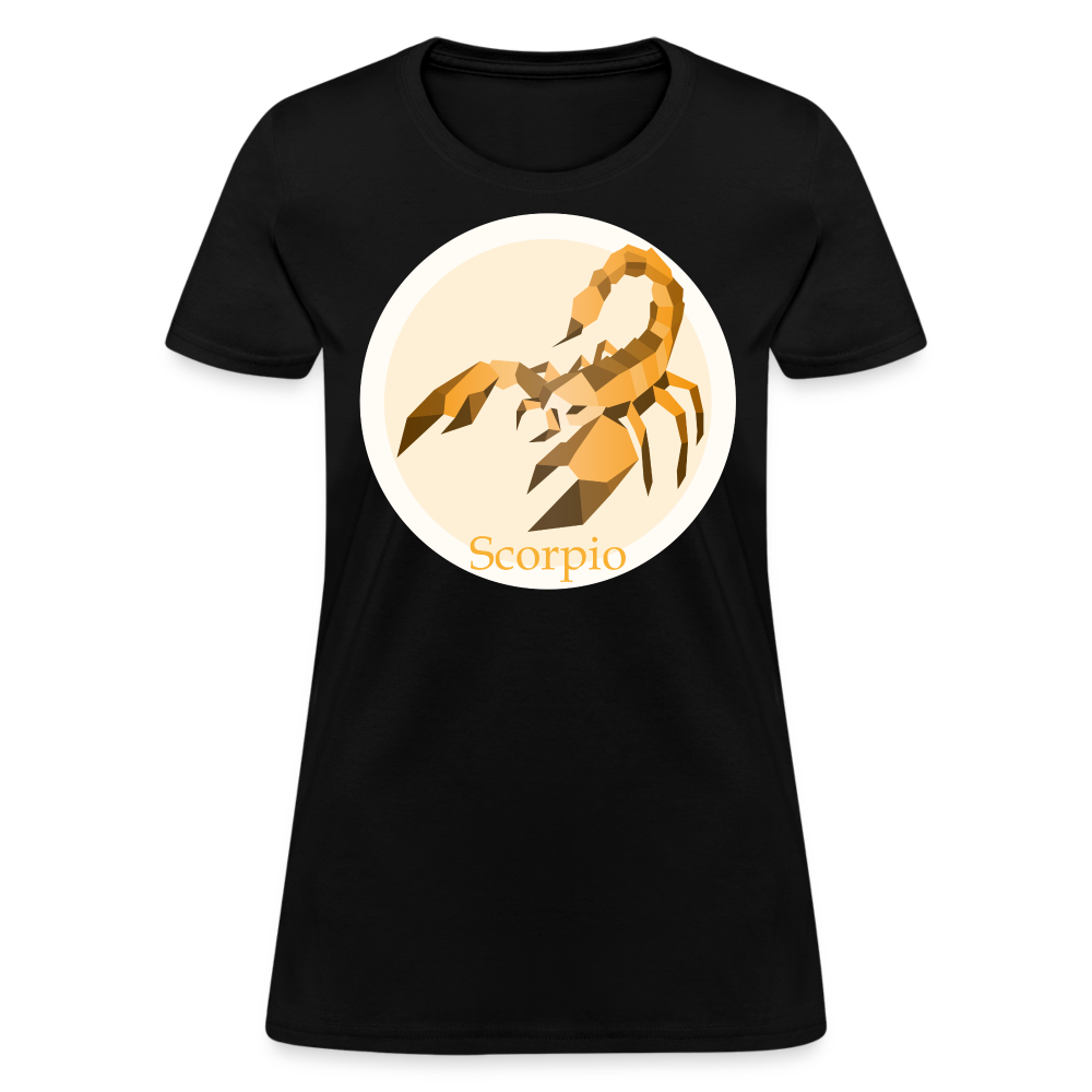 Women's Mosaic Scorpio T-Shirt - black