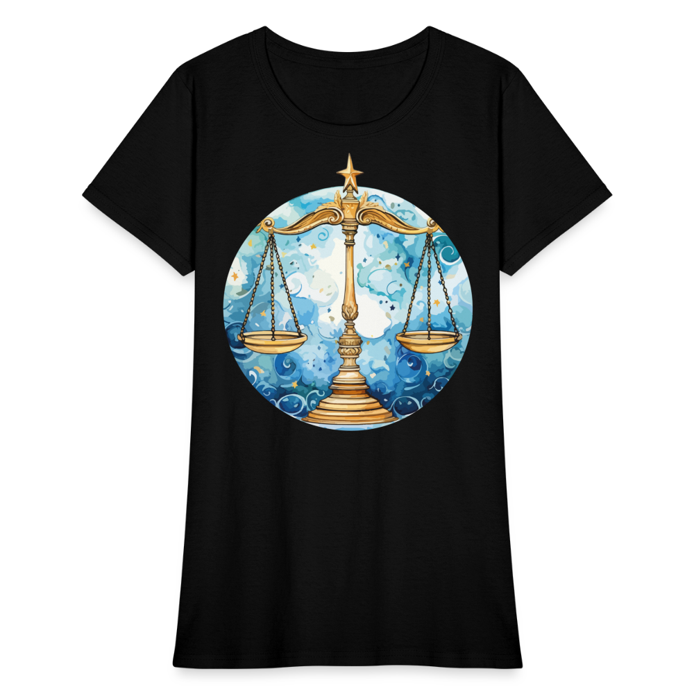 Women's Mythical Libra T-Shirt - black