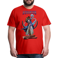 Thumbnail for Men's Astral Aquarius Premium T-Shirt - red