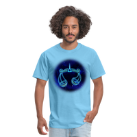 Thumbnail for Men's Stellar Libra Classic T-Shirt - aquatic blue