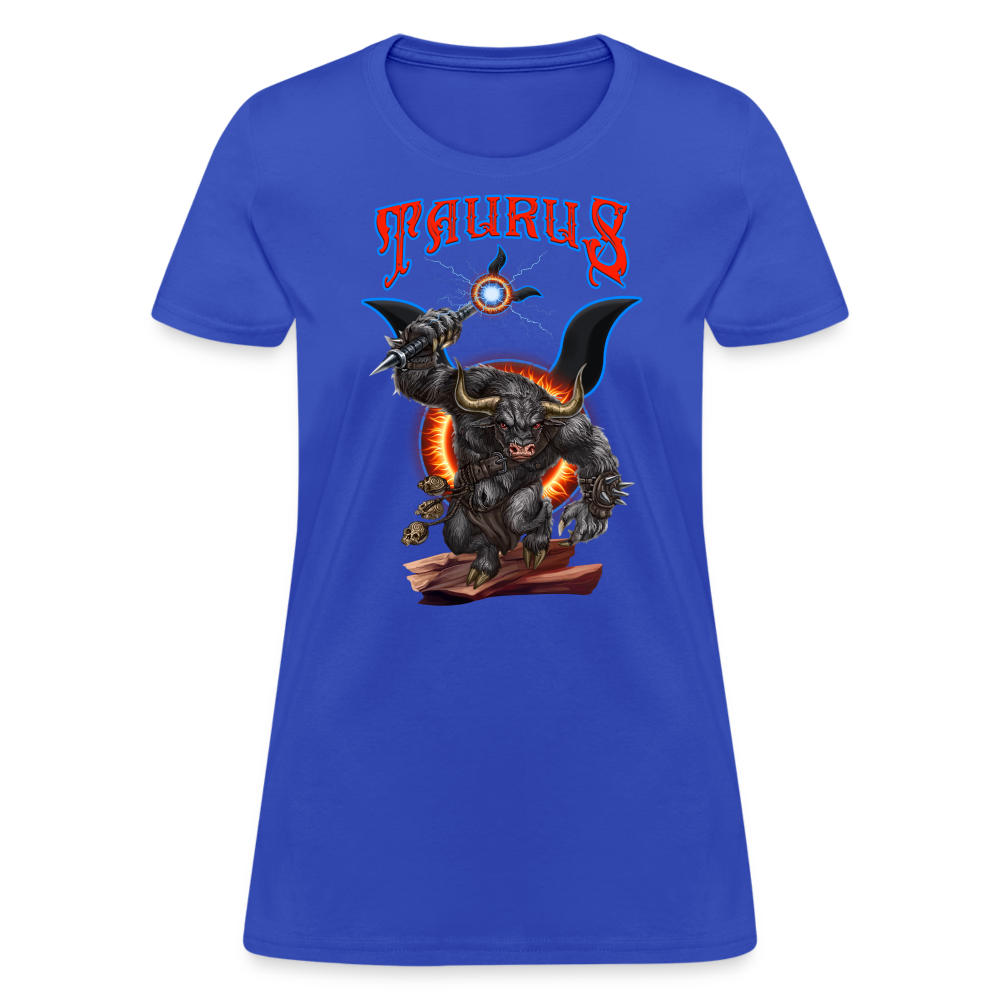 Women's Astral Taurus T-Shirt - royal blue