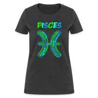 Thumbnail for Women's Power Words Pisces T-Shirt - heather black