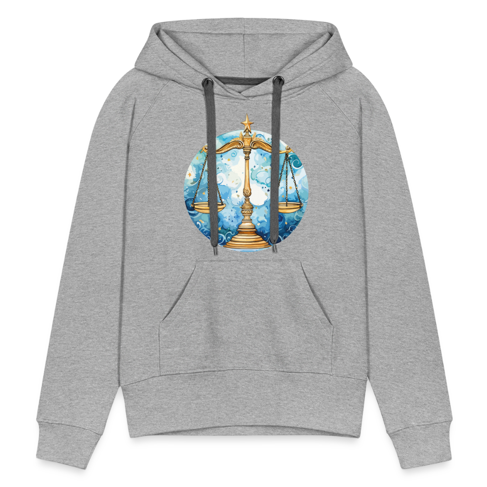 Women’s Mythical Libra Premium Hoodie - heather grey