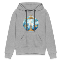 Thumbnail for Women’s Mythical Libra Premium Hoodie - heather grey