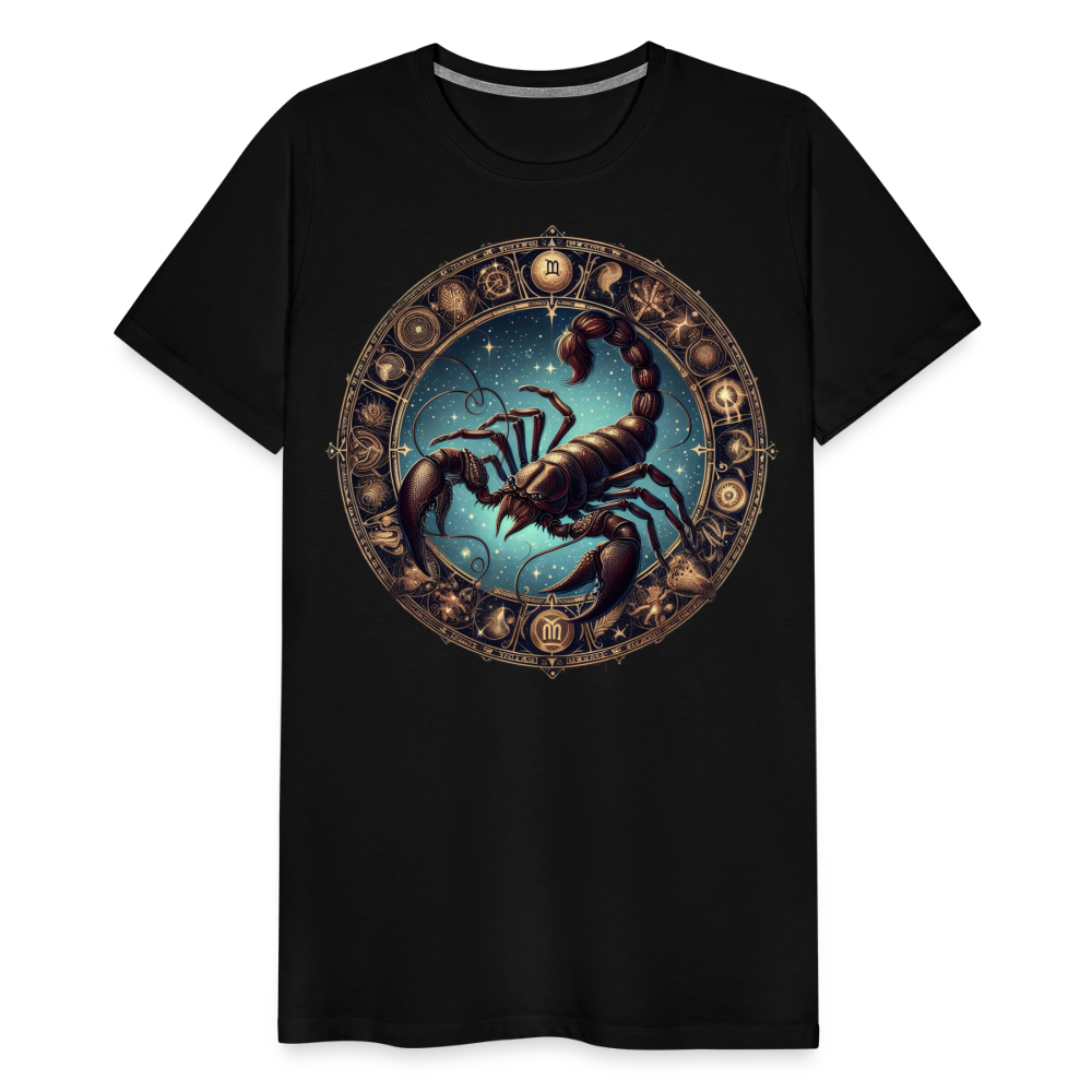 Men's Mythical Scorpio Premium T-Shirt - black