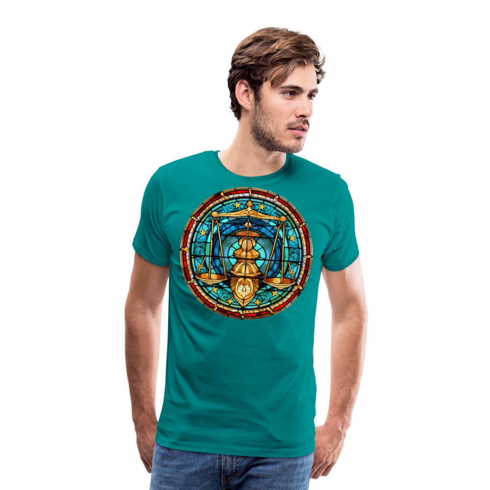 Men's Mosaic Libra Premium T-Shirt - teal