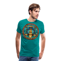 Thumbnail for Men's Mosaic Libra Premium T-Shirt - teal