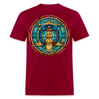 Thumbnail for Men's Mosaic Libra Classic T-Shirt - dark red