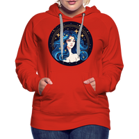 Thumbnail for Women’s Magic Virgo Premium Hoodie - red