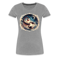 Thumbnail for Women’s Mythical Scorpio Premium T-Shirt - heather gray