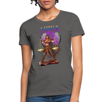 Thumbnail for Astral Libra Women's T-Shirt - charcoal