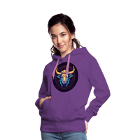 Thumbnail for Women’s Magic Taurus Premium Hoodie - purple 