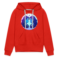 Thumbnail for Women’s Magic Gemini Premium Hoodie - red