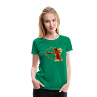 Thumbnail for Women’s Mythical Sagittarius Premium T-Shirt - kelly green