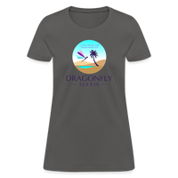 Thumbnail for Women's Dragonfly Oasis V.1 Capricorn T-Shirt - charcoal