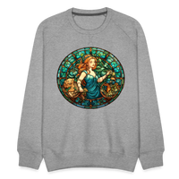 Thumbnail for Men’s Mosaic Virgo Premium Sweatshirt - heather grey