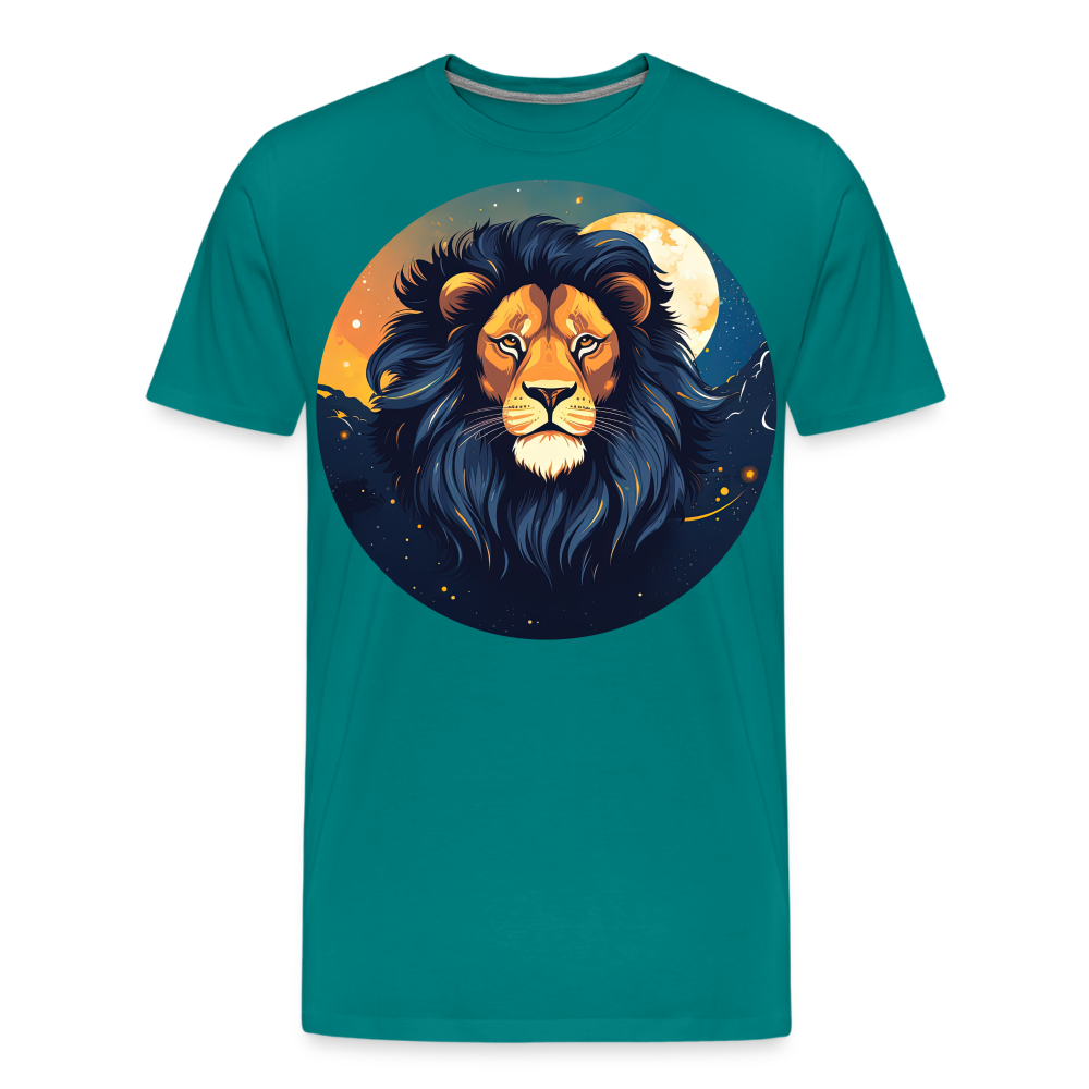 Men's Mystic Leo Premium T-Shirt - teal