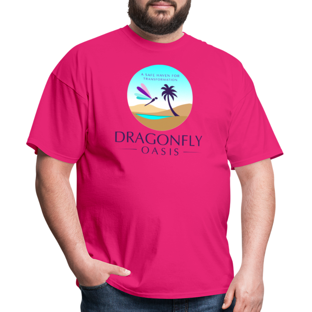 Men's Dragonfly Classic T-Shirt - fuchsia